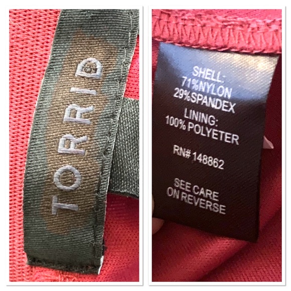 Torrid Striped Sheer Lace Flared Skirt - Picture 7 of 8